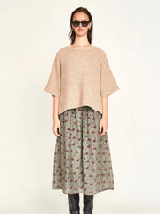 Mirth Fez Boucle Top in Graham Cracker