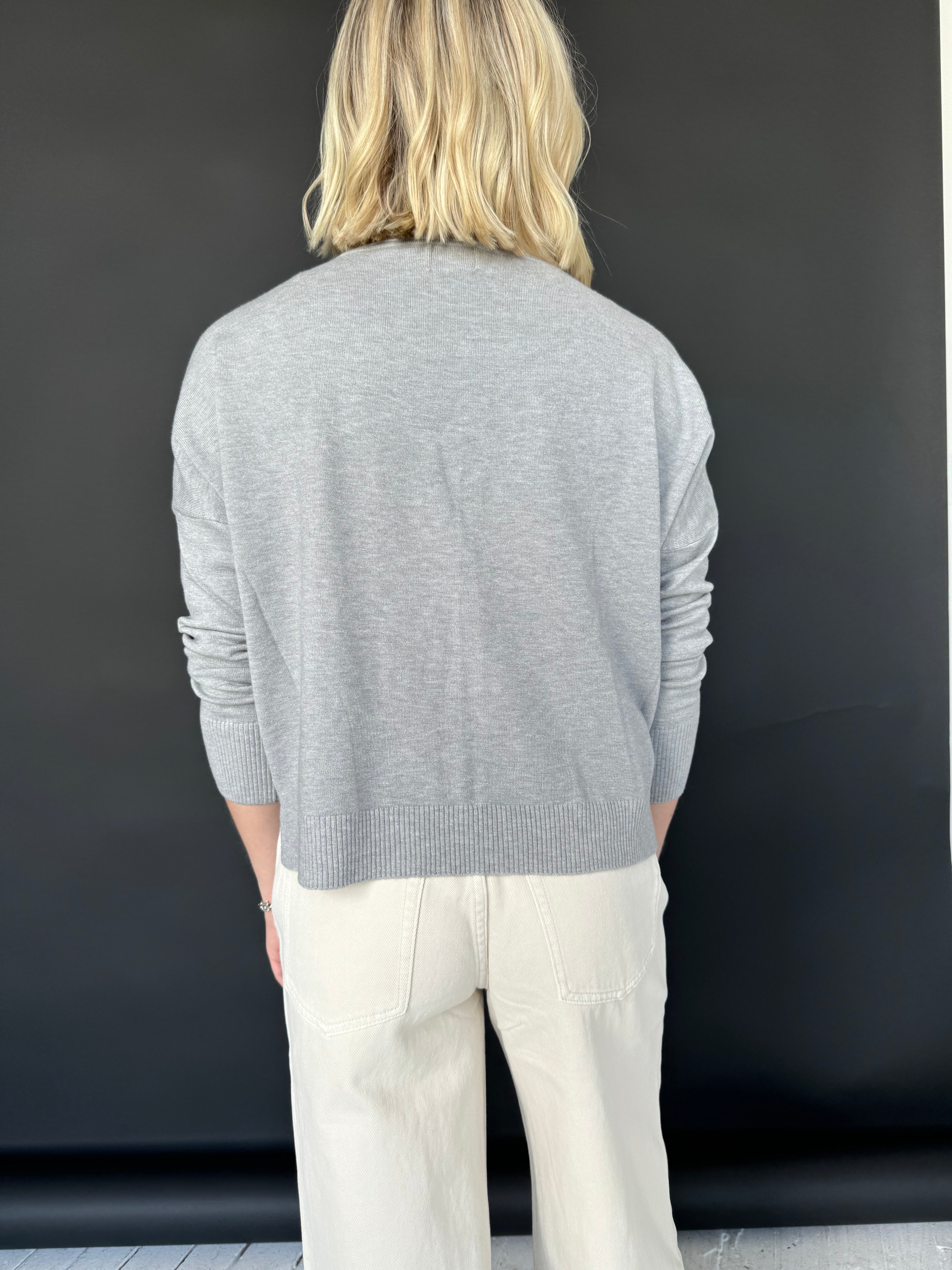 Andy Crew Neck - Grey