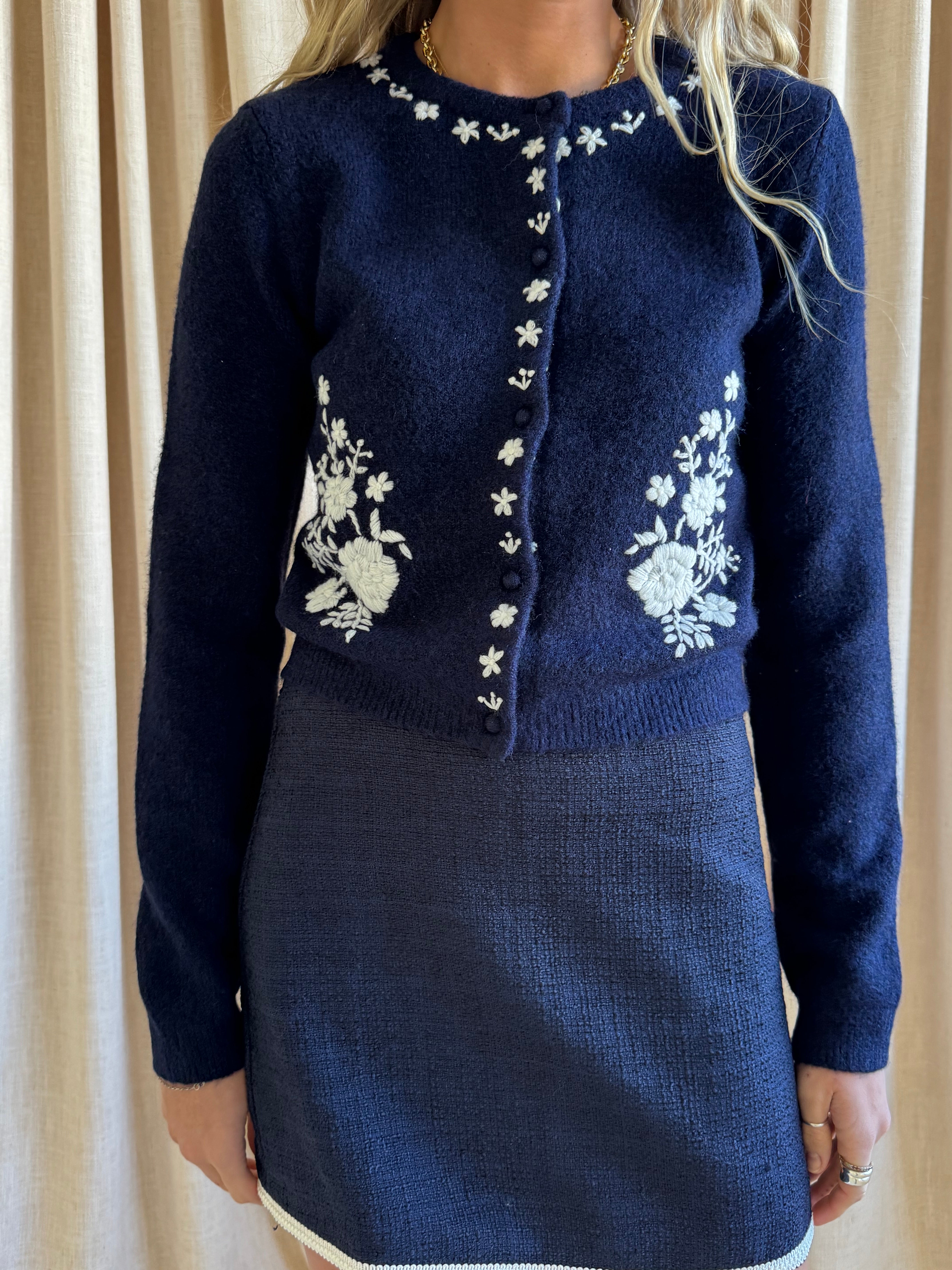 Lizbeth Embroidered Cardigan