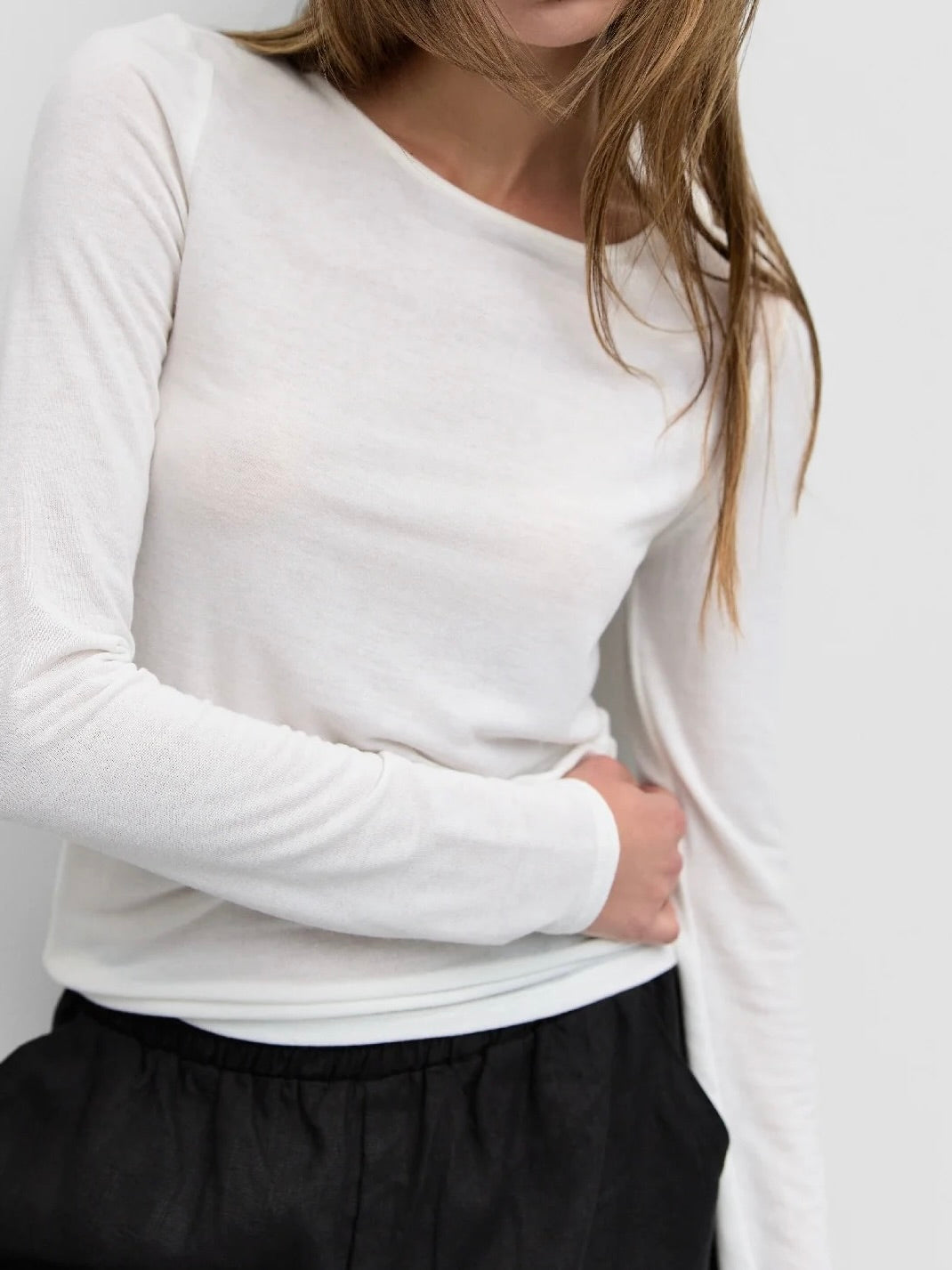 Brandy Long Sleeve - White