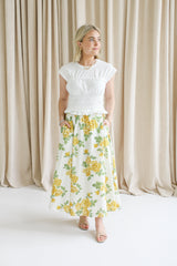 Diana Floral Midi Skirt