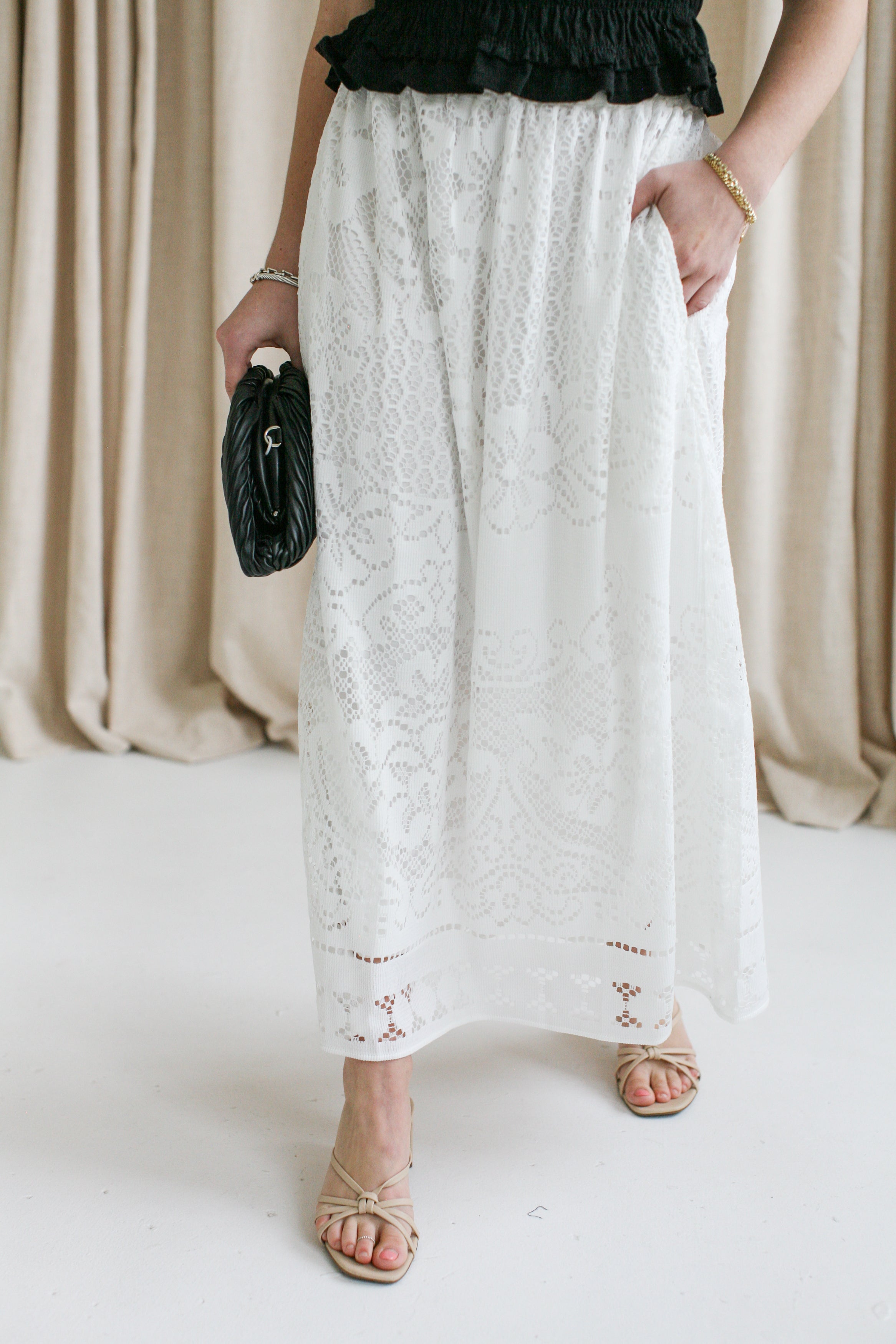 Crochet Midi Skirt