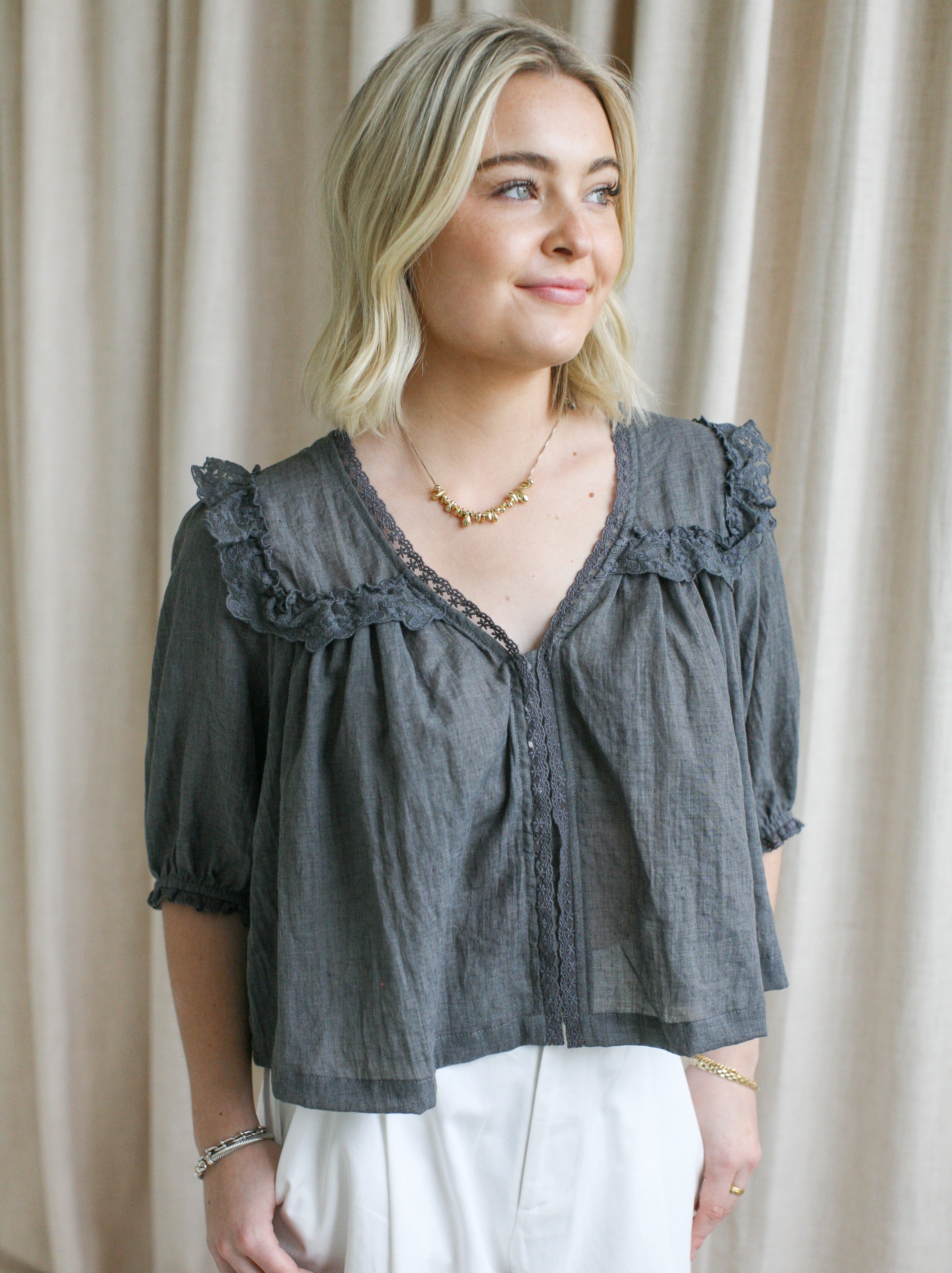Demi Ruffle Blouse