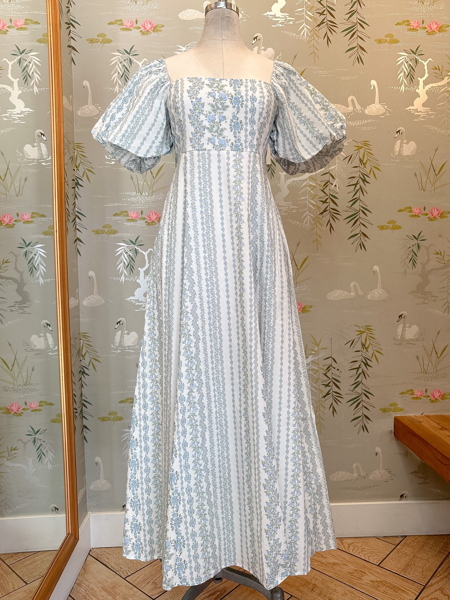 Taylor Puff Sleeve Maxi Dress