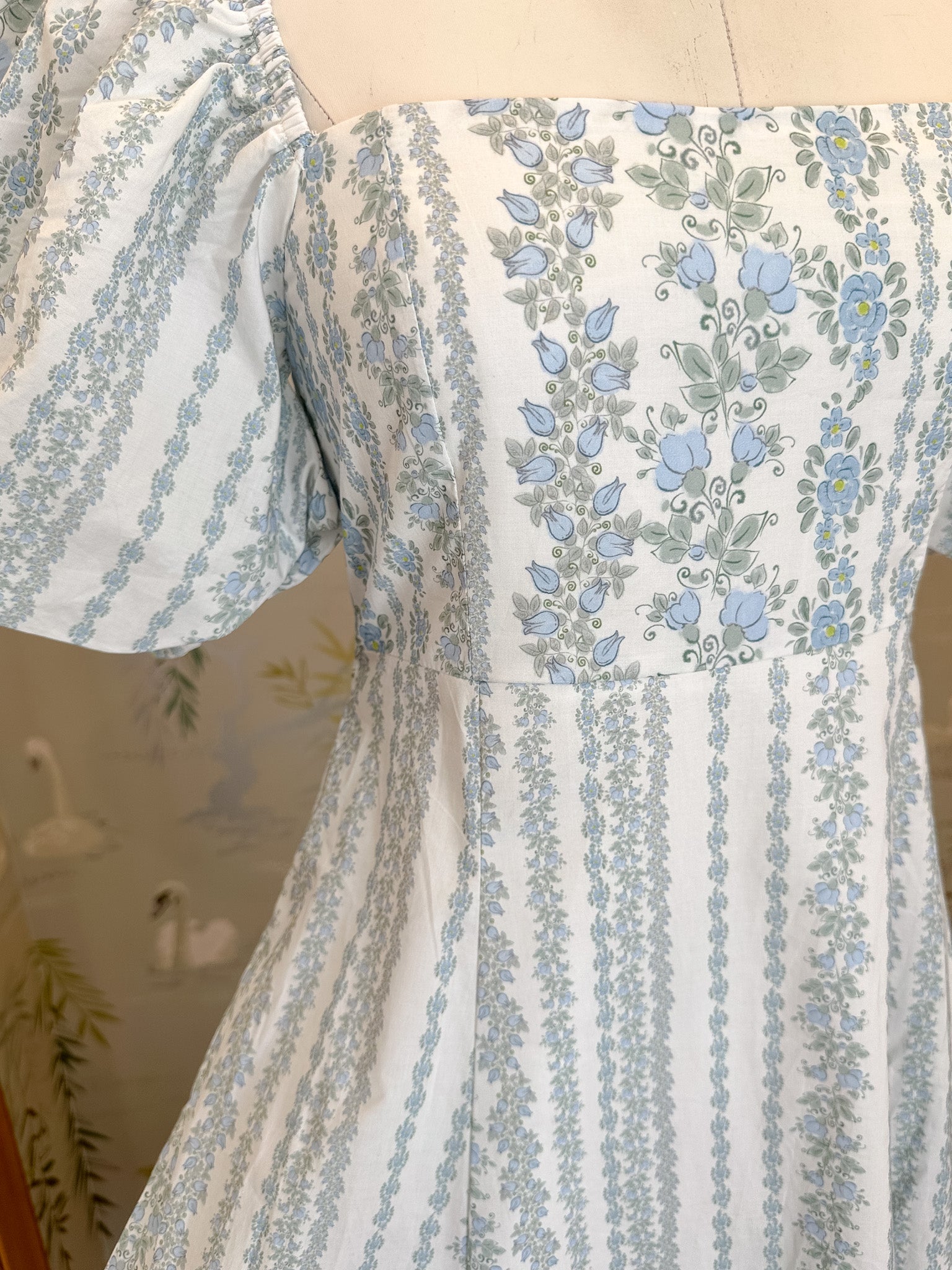 Taylor Puff Sleeve Maxi Dress