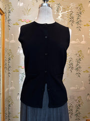 Mel Button Front Knit Vest