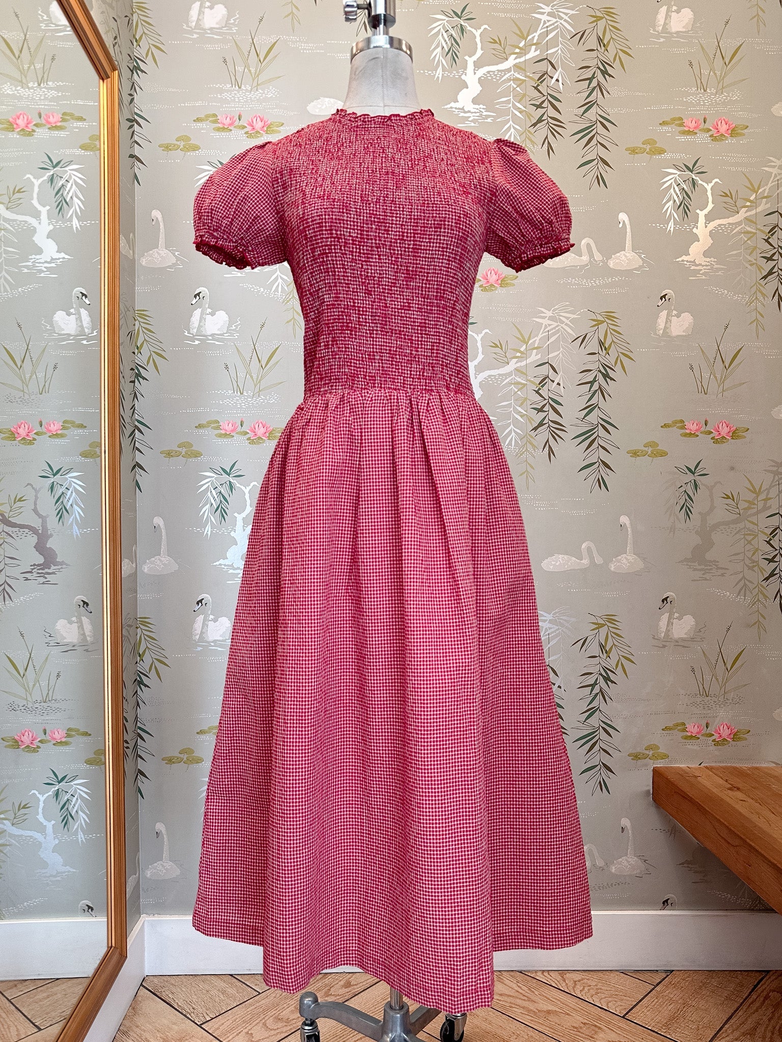 Madeline Smocked Midi Dress