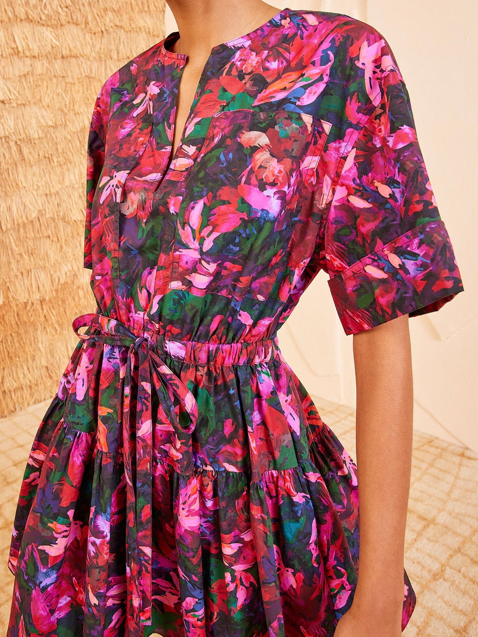 Ulla Johnson Nadira Dress in Hibiscus