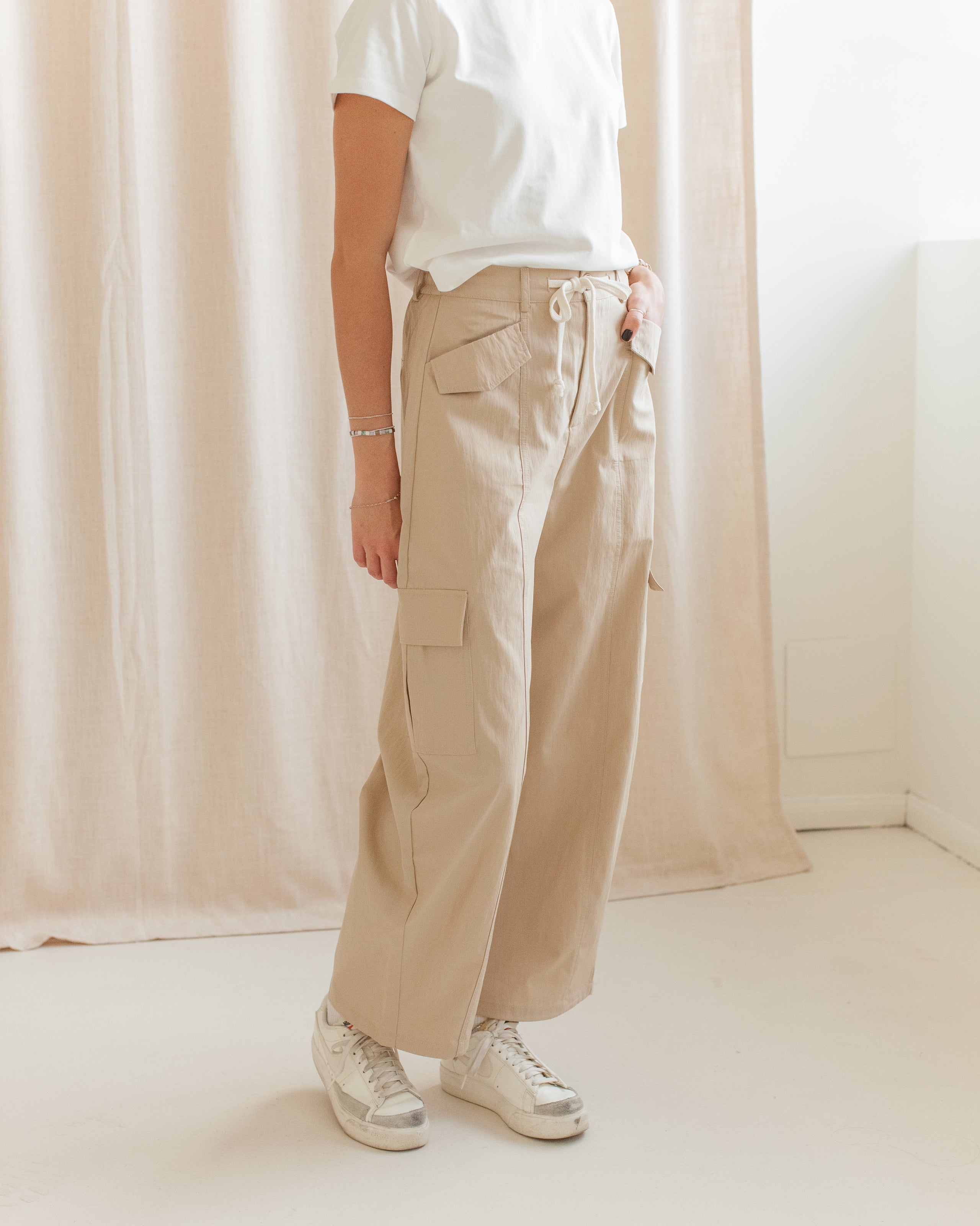 Dylan Drawstring Barrel Pant