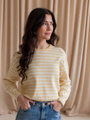 Kenny Striped Sweater- Yellow