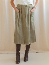 Meredith Corduroy Midi Skirt