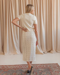 Charlotte Beaded Midi Skirt