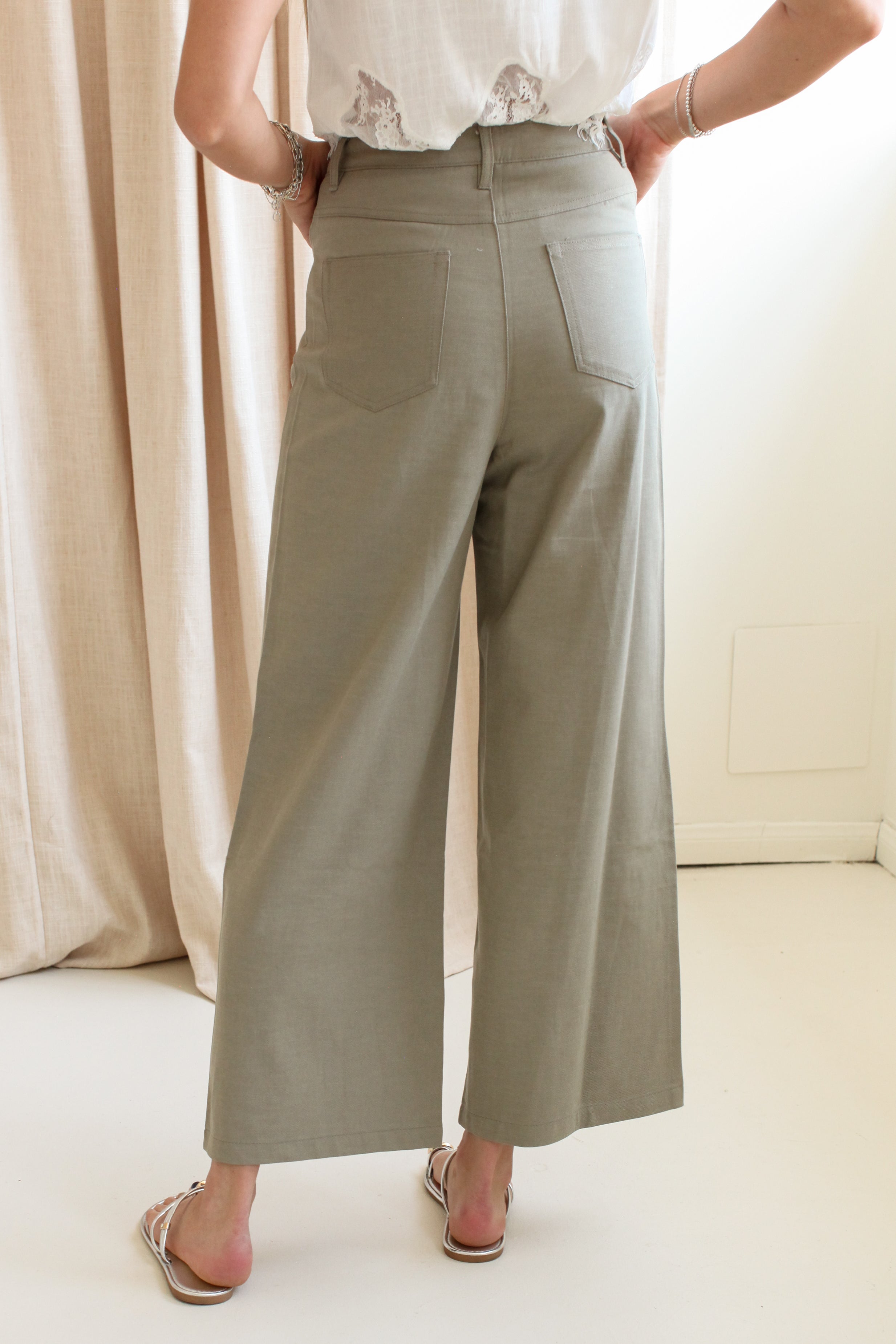 Brooklyn Olive Trouser