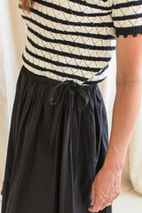 Marielle Poplin Midi Skirt