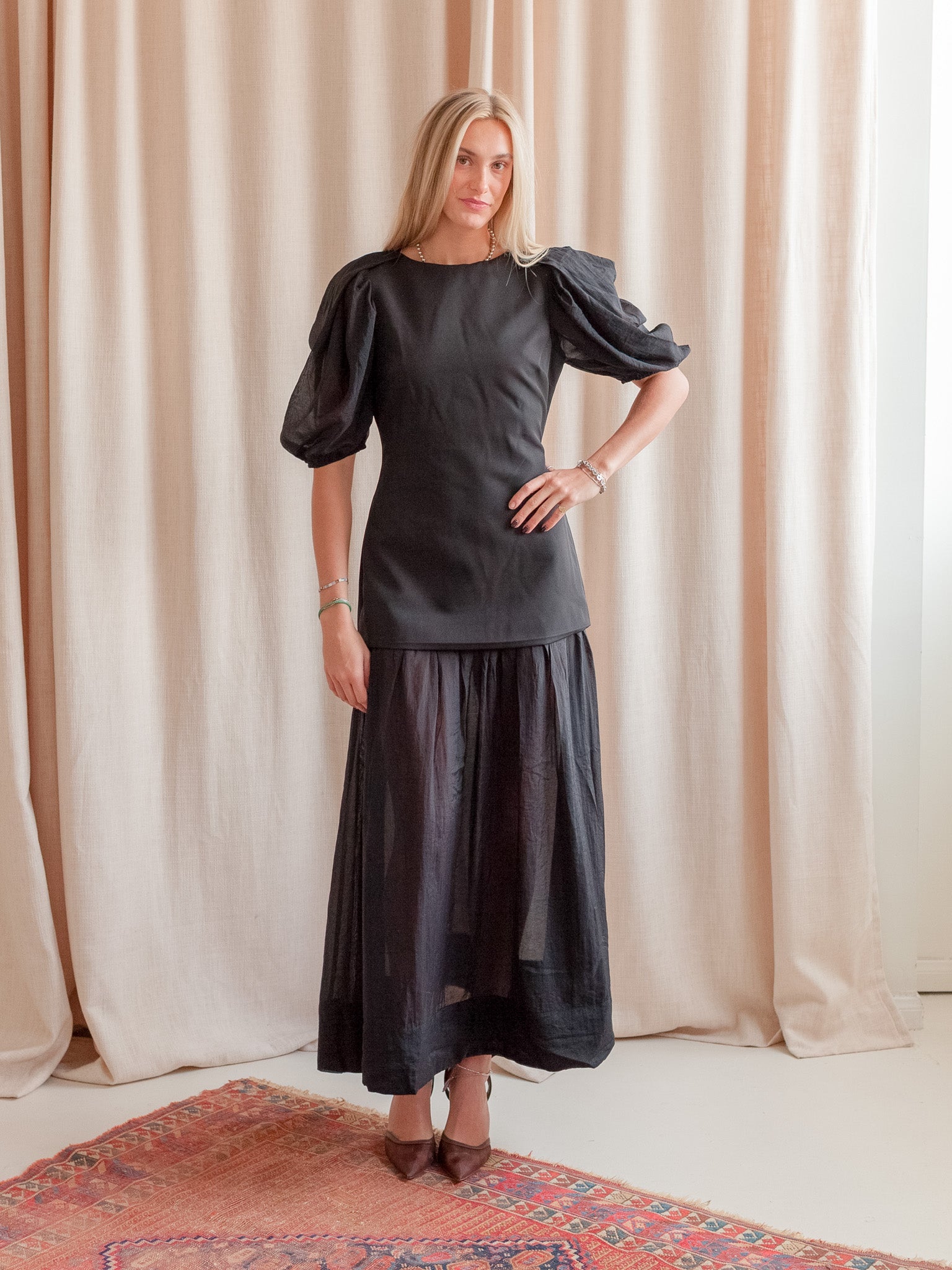 Farleigh Drop Waist Dress