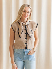 Sailor Sleeveless Knit - Taupe
