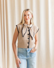 Sailor Sleeveless Knit - Taupe