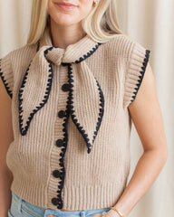 Sailor Sleeveless Knit - Taupe