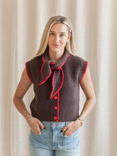 Sailor Sleeveless Knit - Brown