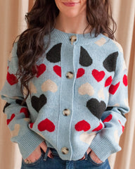 Sara Heart Cardigan