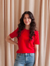 Beckett Boyfriend Tee - Scarlet