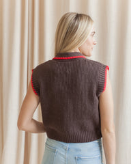 Sailor Sleeveless Knit - Brown