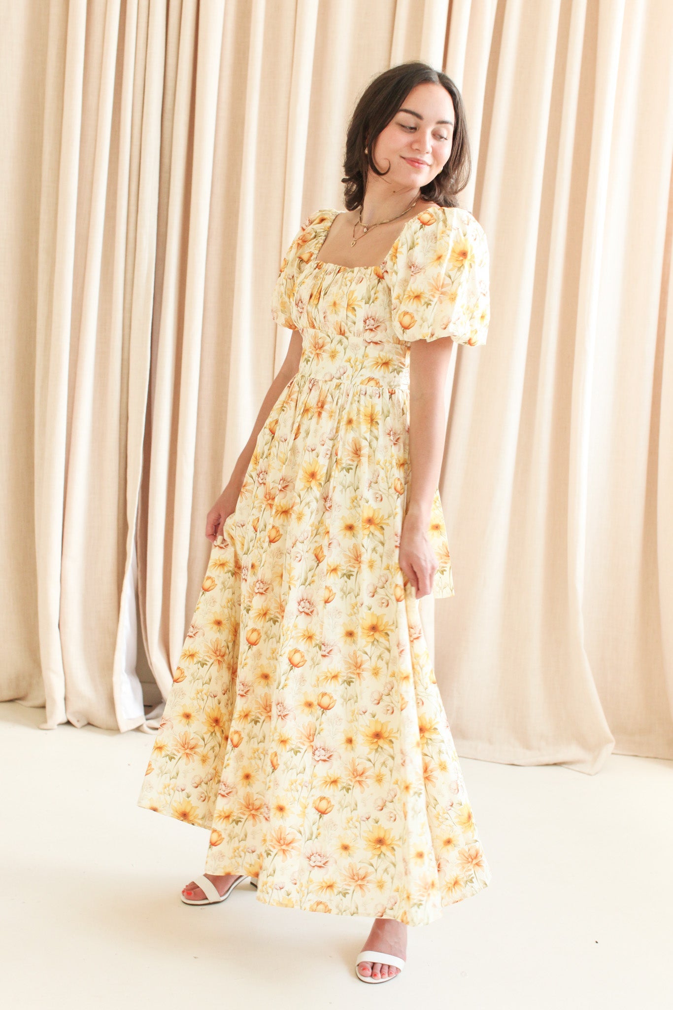 Bamford Puff Sleeve Dress