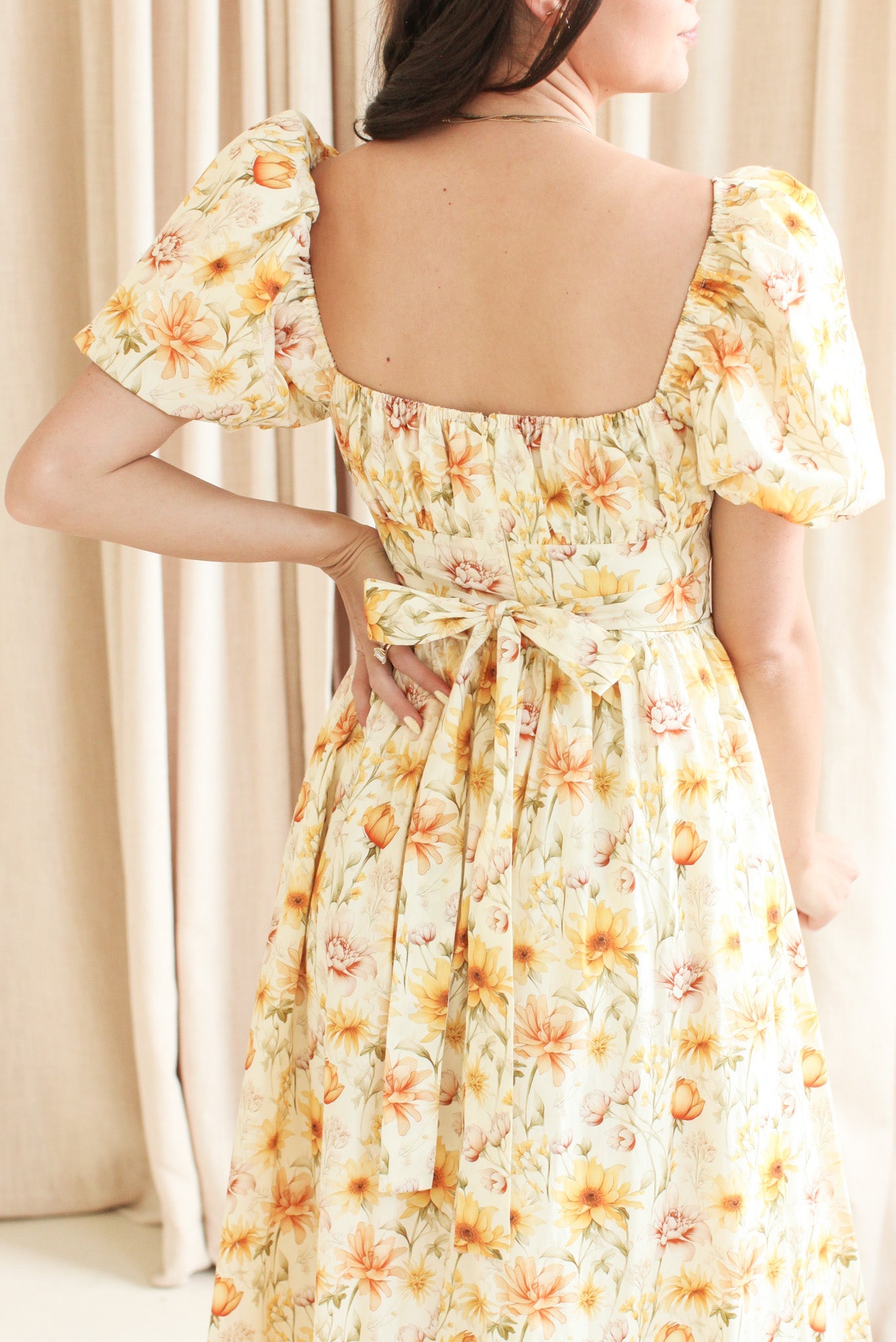 Bamford Puff Sleeve Dress