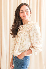 Lauren Ruffle Collar Blouse