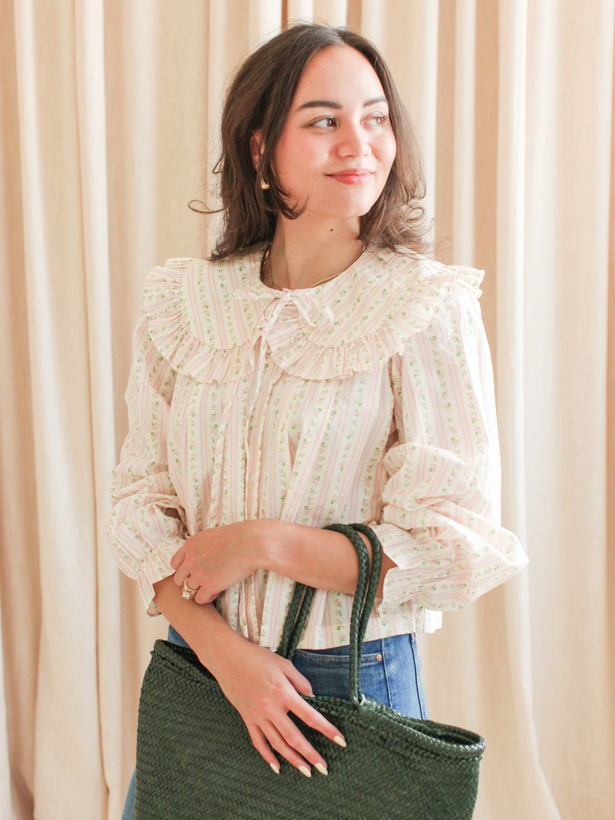 Natalie Peter Pan Collar Blouse