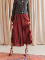 Aggie Pleated Maxi Skirt