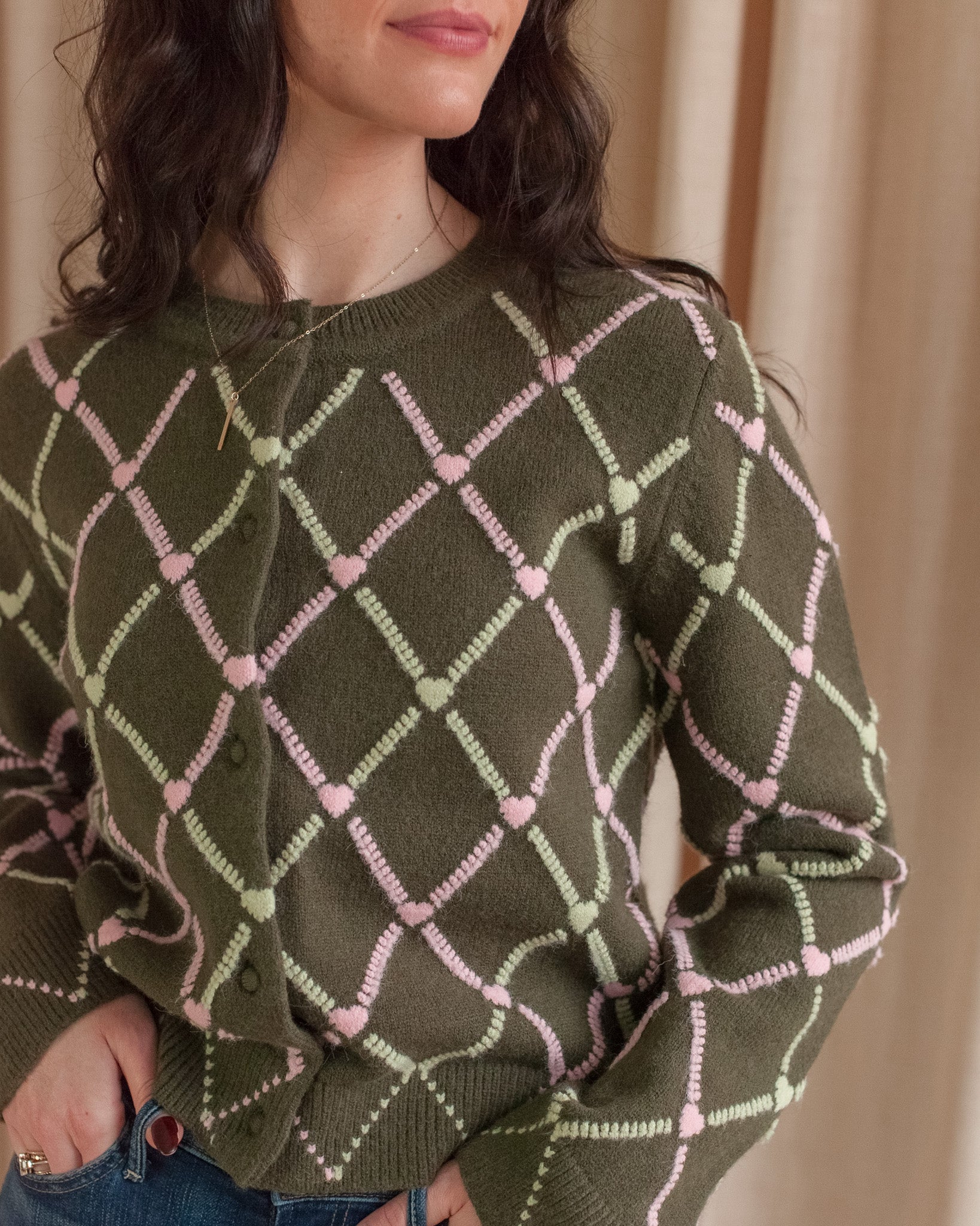 Amelia Heart Cardigan