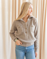 Tori Button Pullover