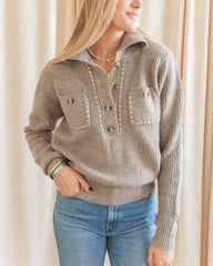 Tori Button Pullover