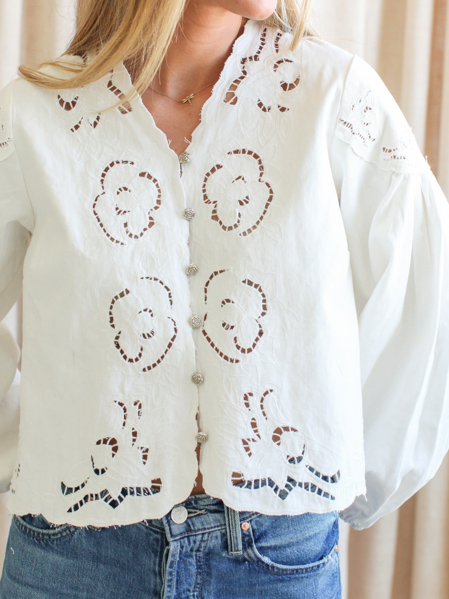 Lena Embroidered Blouse