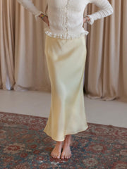 Ada Slip Skirt- Yellow