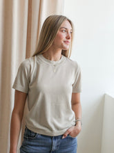 Emma Knit Tee- Sand
