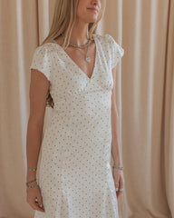 Amy Dotted Midi Dress