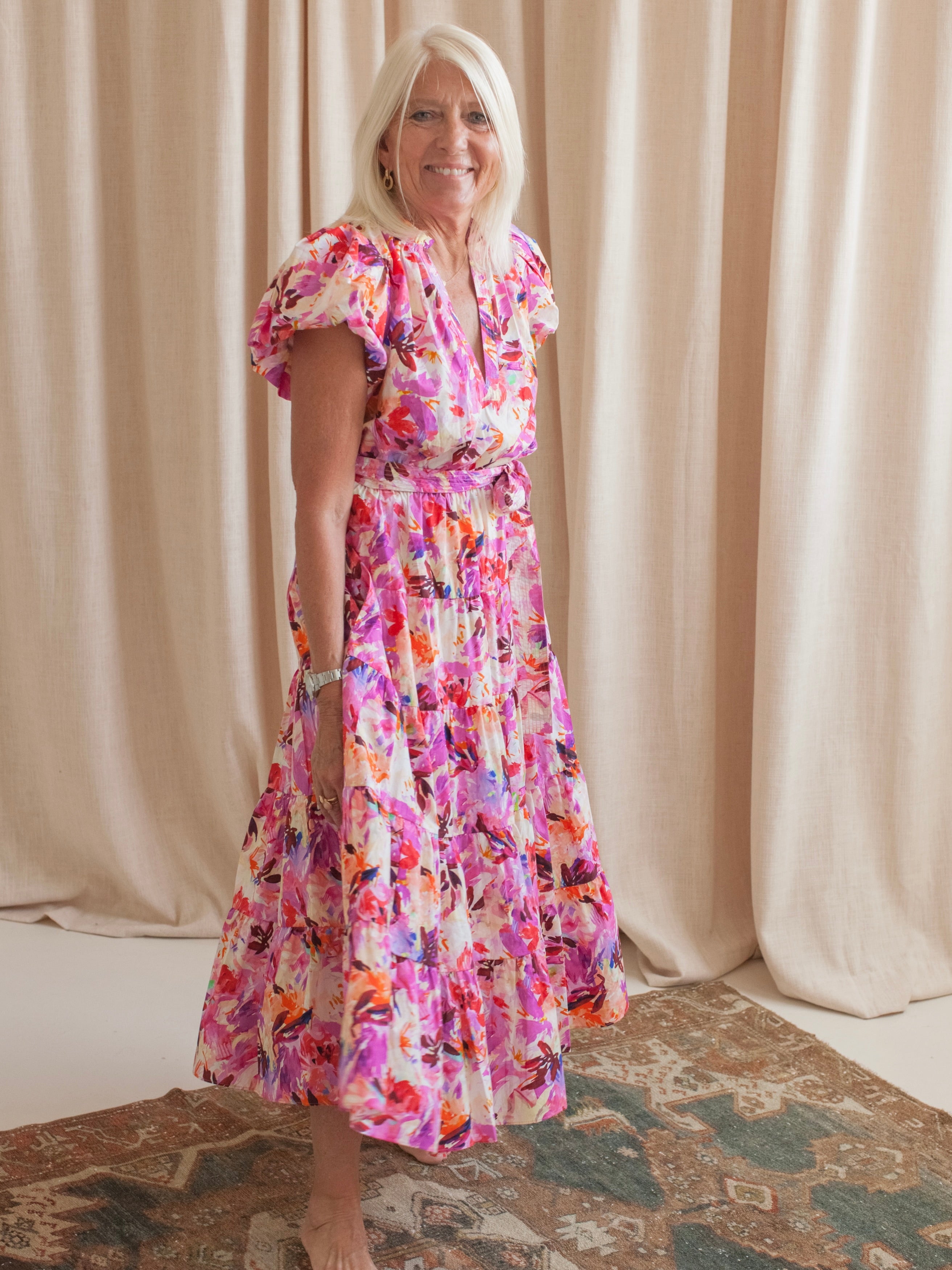 Ulla Johnson Ottilie Dress in Azalea