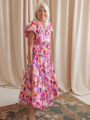 Ulla Johnson Ottilie Dress in Azalea