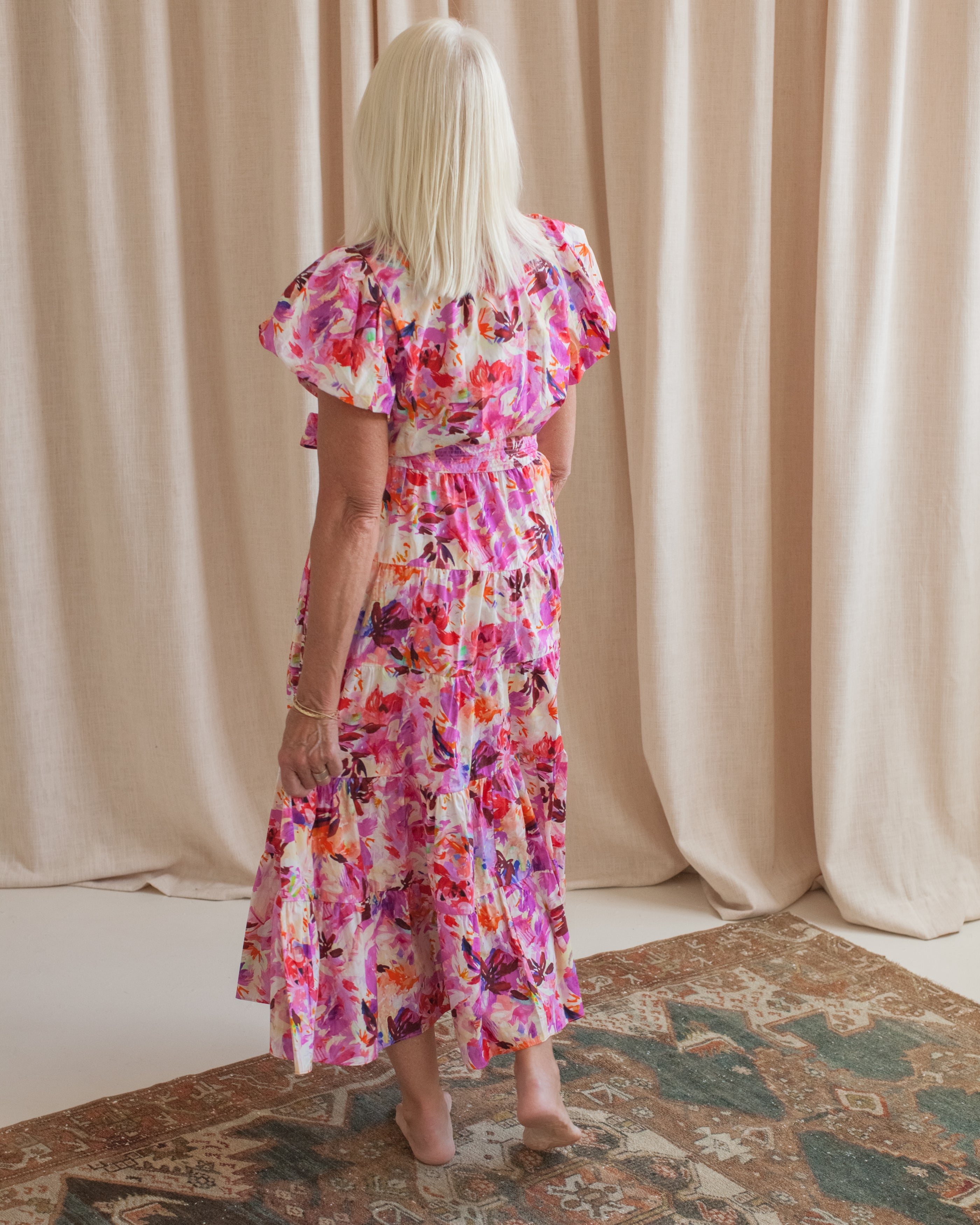 Ulla Johnson Ottilie Dress in Azalea