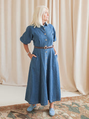 Lena Denim Belted Dress