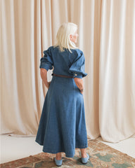Lena Denim Belted Dress