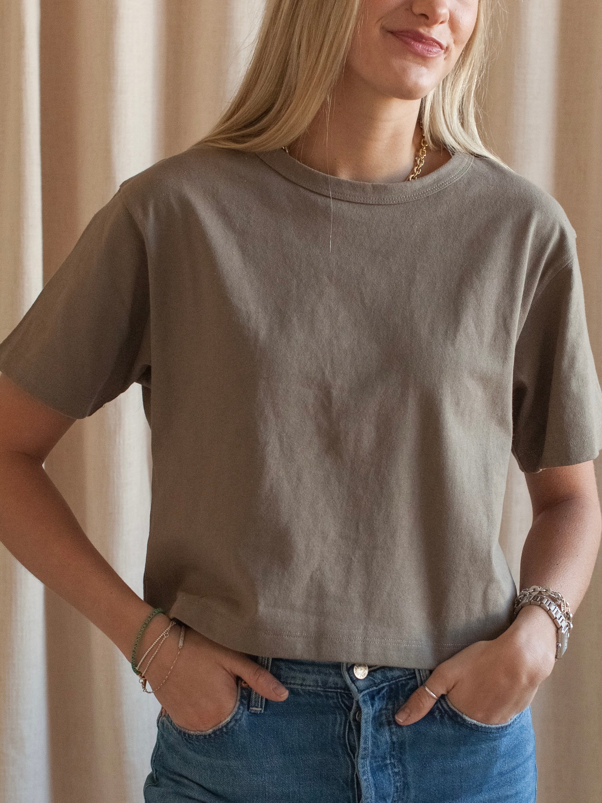 Everyday Cotton Tee - Olive
