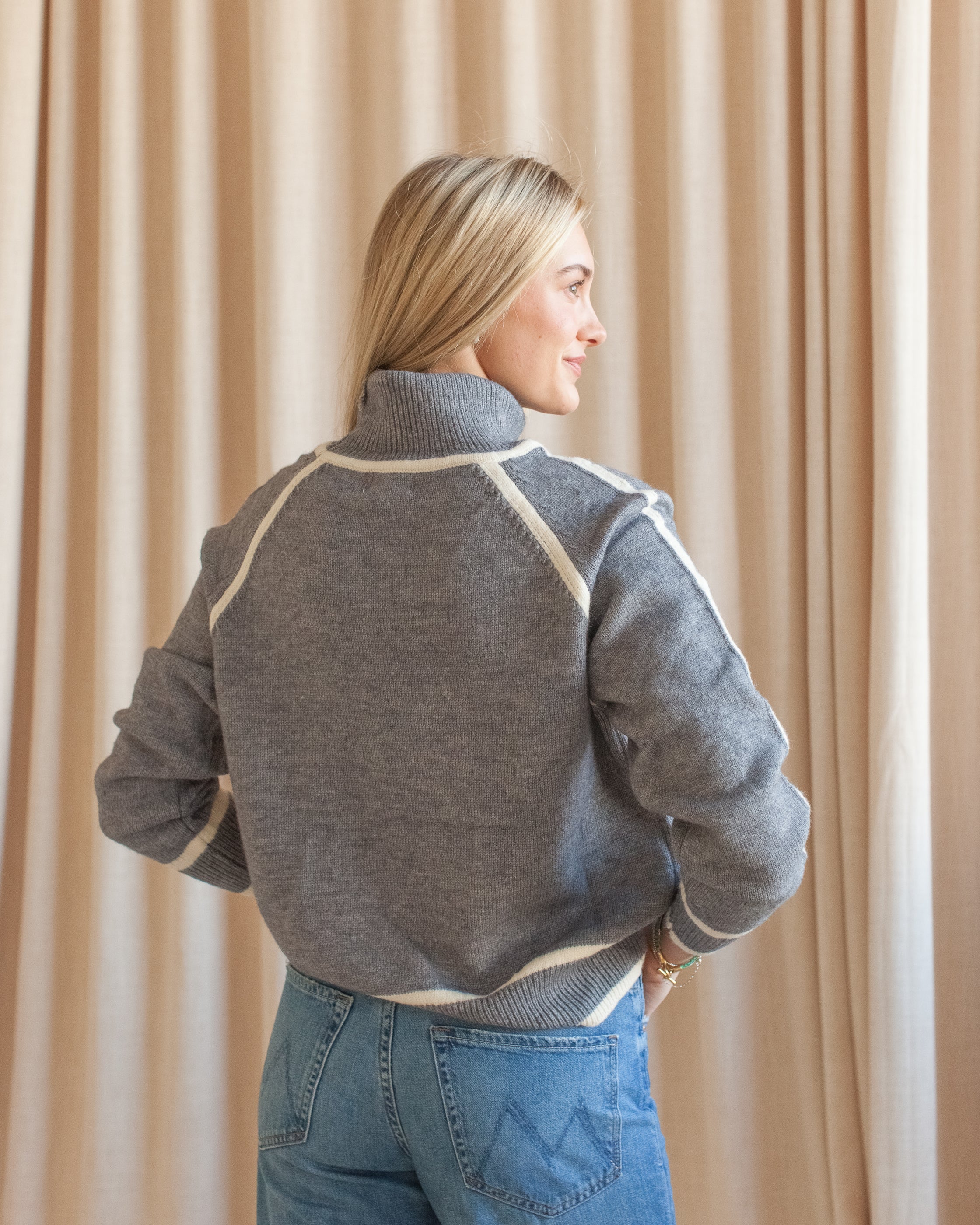 Millie Contrast Turtleneck