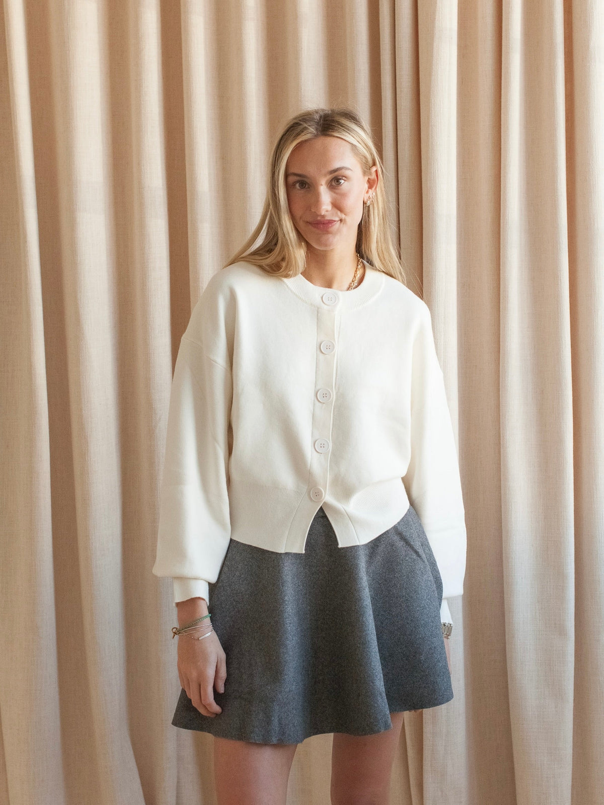 Bailey Cardigan- Ivory