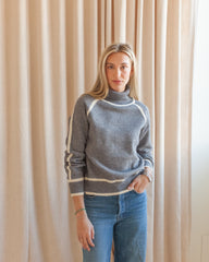 Millie Contrast Turtleneck