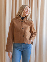 Hudson Faux Suede Jacket - Tan