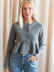 Peplum Knit Jacket