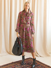 Kendall Paisley Midi Dress